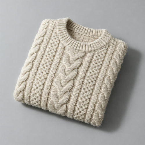 Cable-Knit Sweater