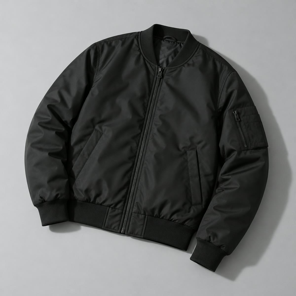Nylon Bomber Jacket